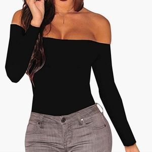 Mayfasey Off the Shoulder Bodysuit (Small, NWOT)